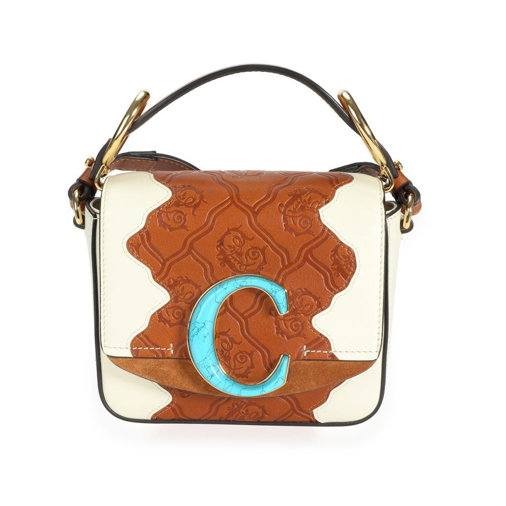 Chloé Patchwork Leather Baroque Mini Chloé C Bag